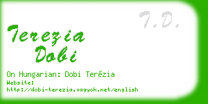 terezia dobi business card