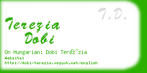 terezia dobi business card